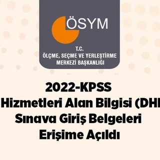 DHBT giriş belgeleri erişime açıldı!