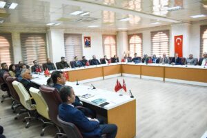Kaymakam/Belediye Başkan V. Ercan Kayabaşı, Kurum ve Birim Müdürleri ile bir araya geldi