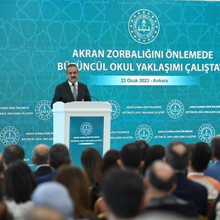 Bakan Özer “Akran Zorbalığını Önlemede Bütüncül Okul Yaklaşımı” konulu çalıştaya katıldı