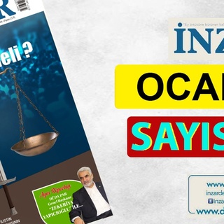 İNZAR DERGİSİ OCAK SAYISI ÇIKTI!