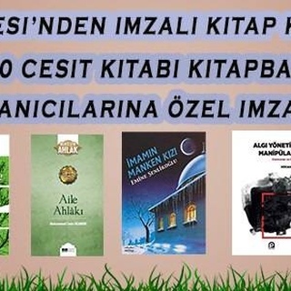 Kitap Bahçesinden okuyucularına imzalı kitap kampanyası!