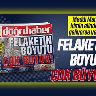Maddi Manevi; kimin elinden ne geliyorsa yapmalı FELAKETİN BOYUTU ÇOK BÜYÜK!