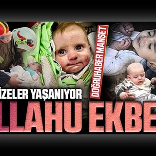 Mucizeler yaşanıyor ALLAHU EKBER…
