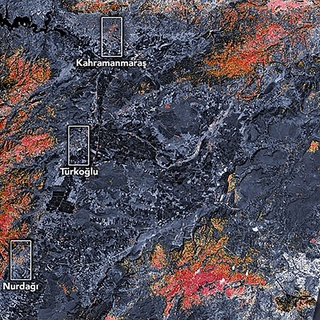 NASA’dan 3 bölgedeki deprem hasarını gösteren harita