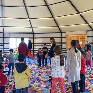 Şanlıurfa’da depremden etkilenen çocuklara özel alan kuruldu