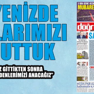 Sayenizde acılarımızı unuttuk! “Siz gittikten sonra vefat edenlerimizi anacağız”