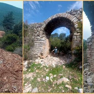 Sit alanına yol yapıldı, yapılar tahrip oldu
