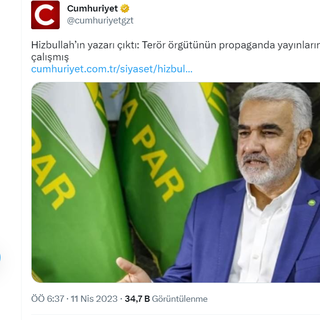 Cumhuriyet gazetesinden, HÜDA PAR adaylarına, yüz ağartan suçlamalar