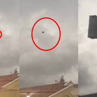 Ankara’da fırtınada uçan koltuk görüntülendi