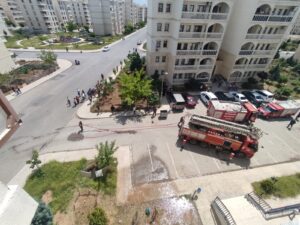 Nusaybin’de mutfak tüpü alev aldı, korku dolu anlar yaşandı