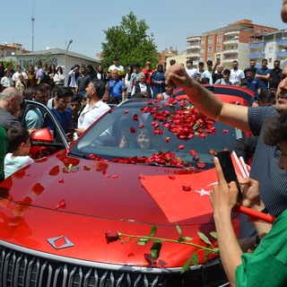 Yerli otomobil TOGG Siirt’te büyük ilgi gördü