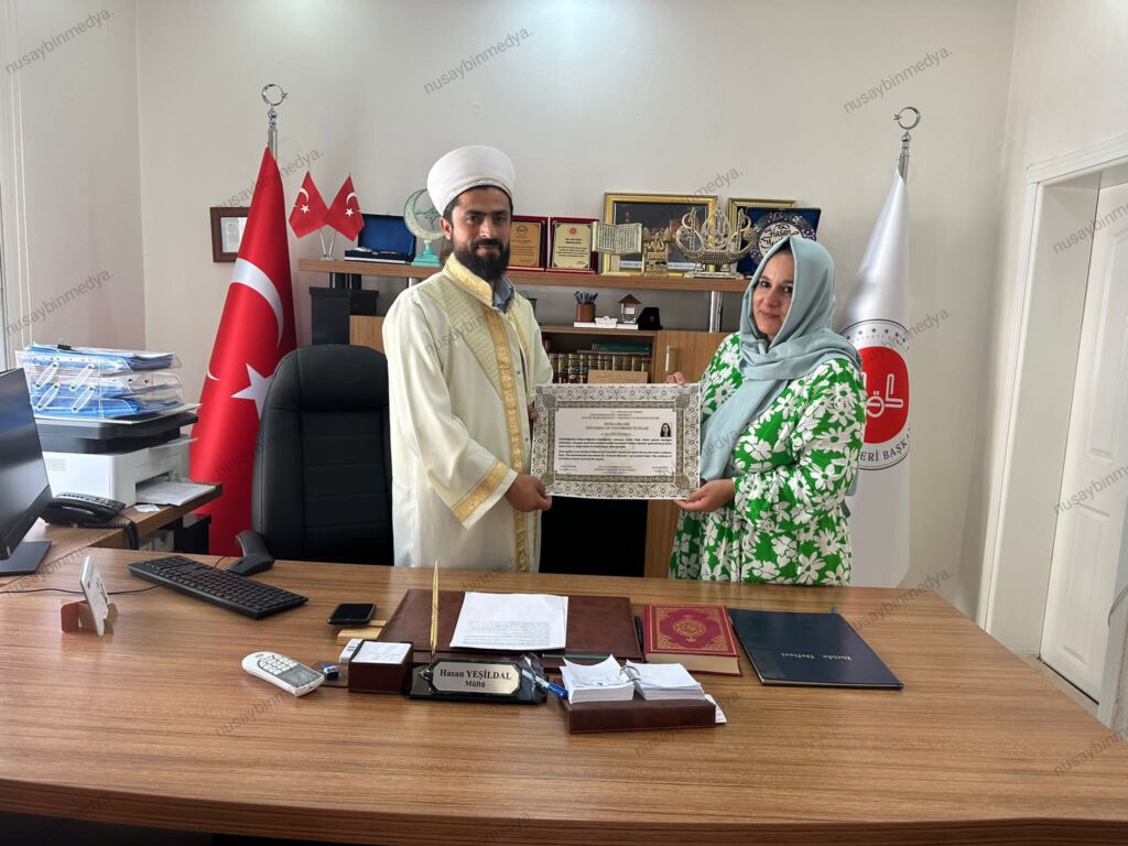 Çek Cumhuriyeti uyruklu kadın Nusaybin’de müslüman oldu