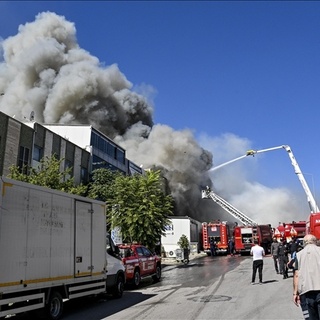 Ankara&#8217;da sanayi sitesinde yangın!, Nusaybin Medya