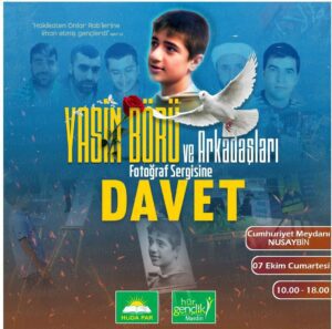HÜDA-PAR Yasin börü ve arkadaşlarını fotoğraf sergisi düzenliyor