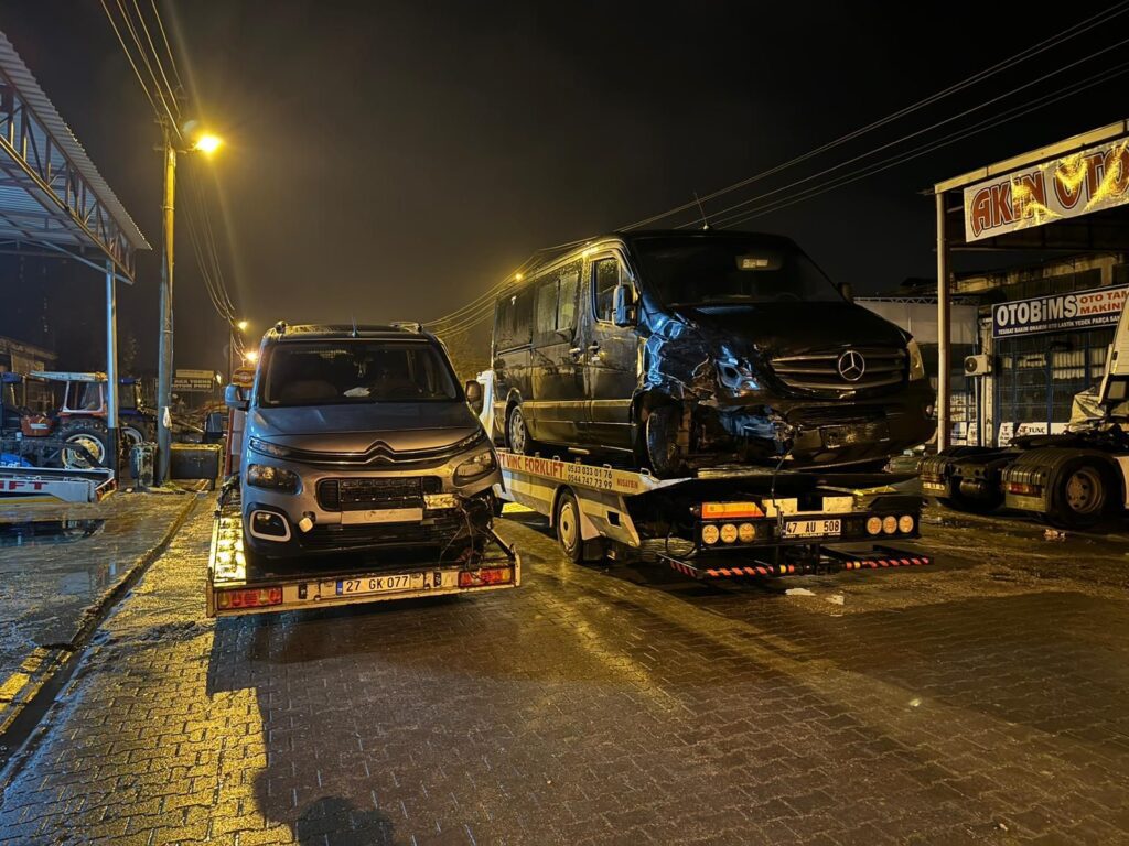 Nusaybin’de trafik kazası: 1 yaralı