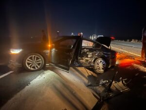 Nusaybin İpekyolu üzerinde trafik kazası
