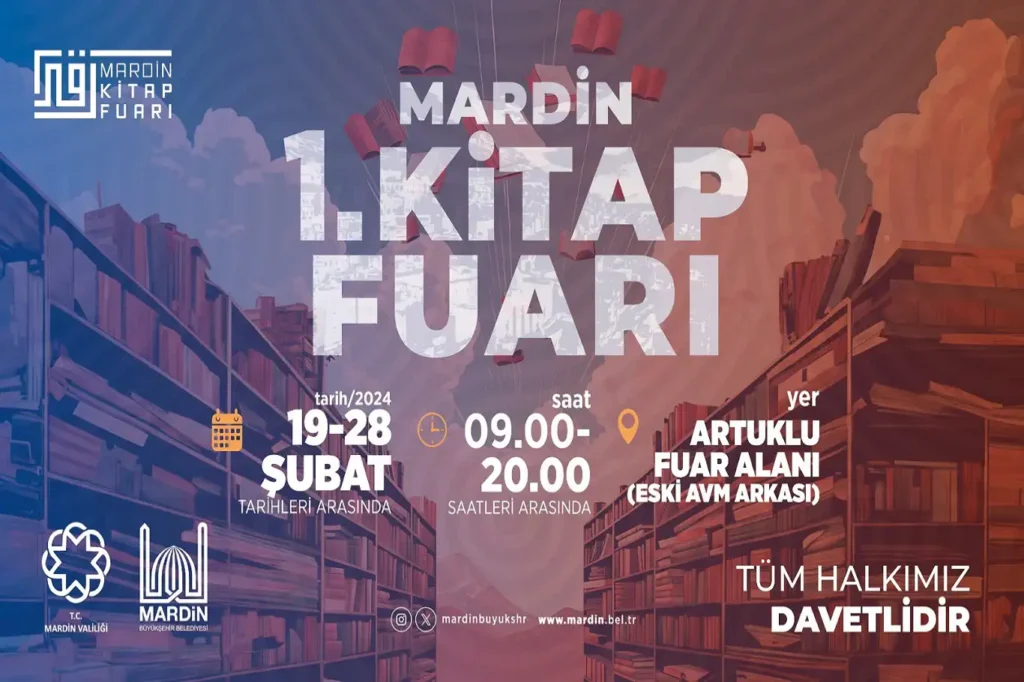 Mardin’de 1’inci Kitap Fuarı düzenlenecek