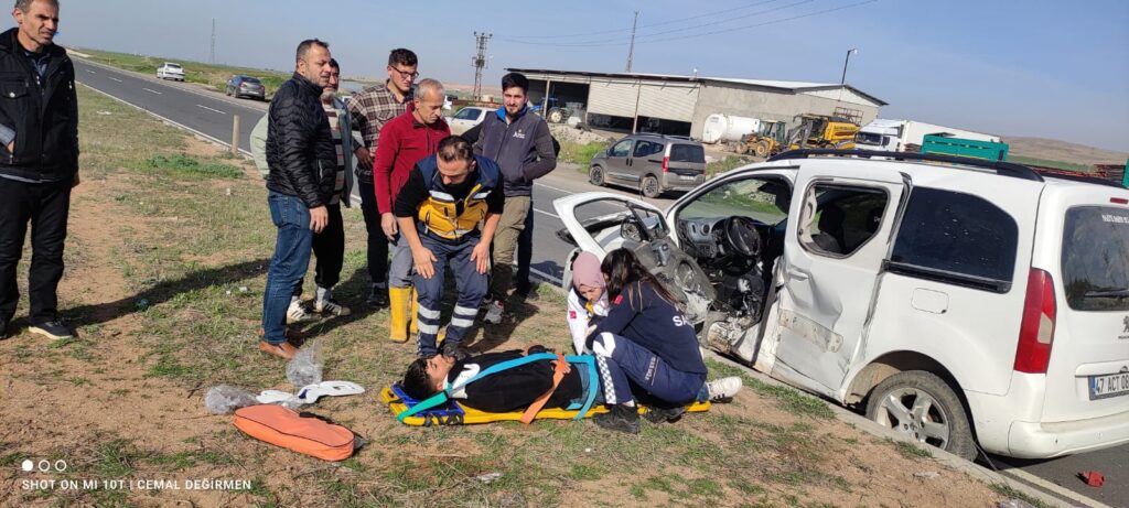 Nusaybin’de trafik kazası: 5 yaralı