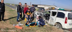 Nusaybin’de trafik kazası: 5 yaralı
