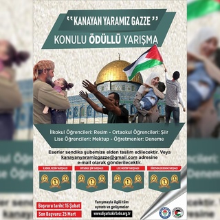 Eğitim Bir-Sen’den “Kanayan Yaramız Gazze” konulu ödüllü yarışma