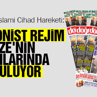 Filistin İslami Cihad Hareketi: SİYONİST REJİM GAZZE’NİN KUMLARINDA BOĞULUYOR