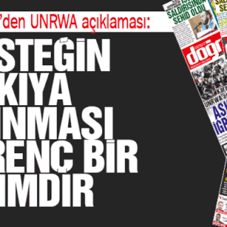 Karadaği’den UNRWA açıklaması: DESTEĞİN ASKIYA ALINMASI İĞRENÇ BİR ADIMDIR