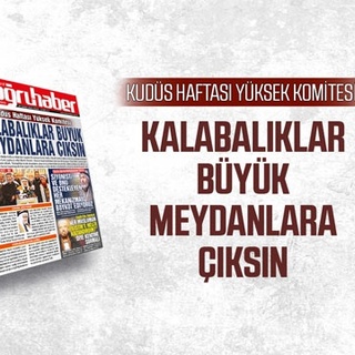 Kudüs Haftası Yüksek Komitesi: KALABALIKLAR BÜYÜK MEYDANLARA ÇIKSIN