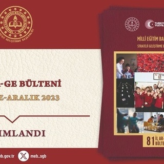 MEB: 81 il Ar-Ge birimlerinin faaliyetleri bülten olarak yayımlandı