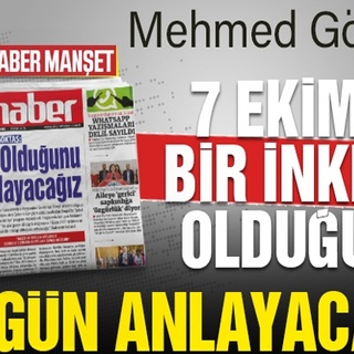 Mehmed Göktaş: 7 EKİM’İN BİR İNKILAP OLDUĞUNU BİR GÜN ANLAYACAĞIZ