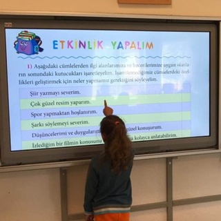 Sınıfların yüzde 99’unda etkileşimli tahta bulunuyor