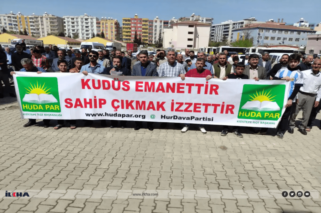 Kızıltepe’de Dünya Kudüs Günü basın açıklaması düzenlendi