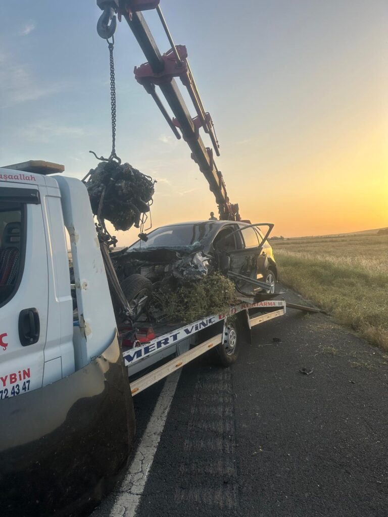 Nusaybin’de trafik kazası: 1 ölü