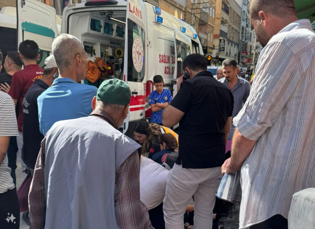 Nusaybin’de motosiklet kadına çarptı: 1 yaralı