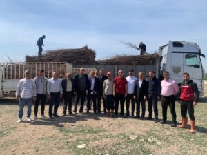 Cizreli hayırseverden Nusaybin’e 50 bin meyve fidanı hibesi