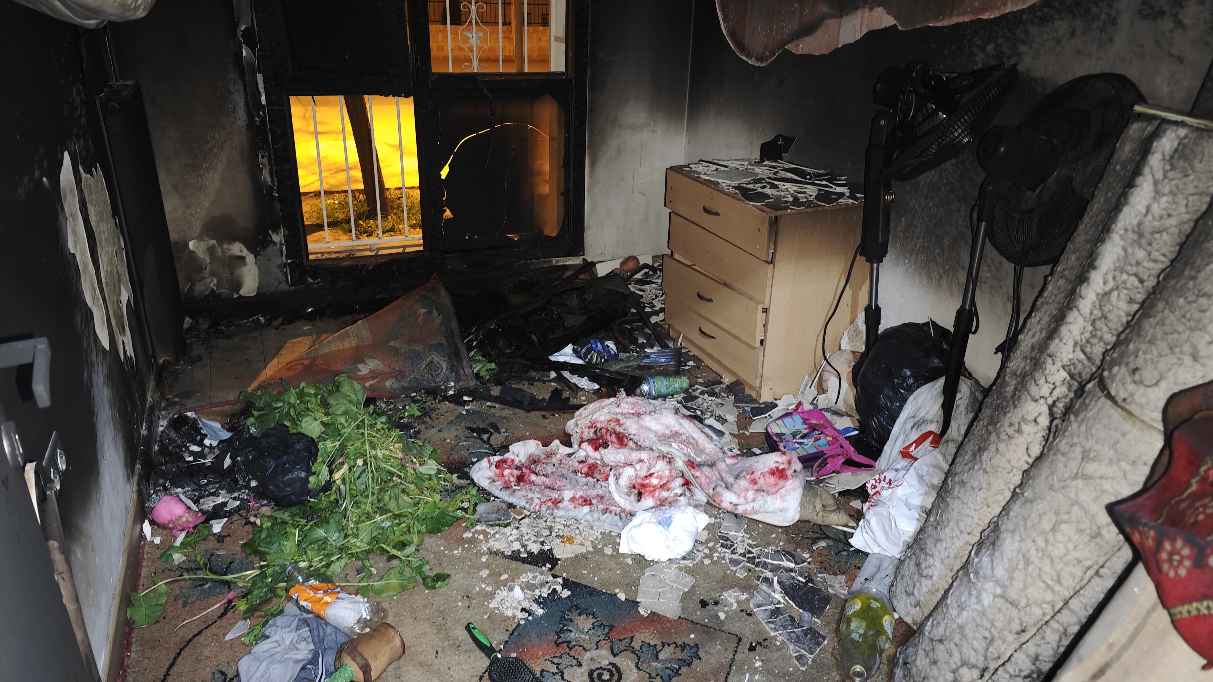 Nusaybin’de iftar saatinde çıkan yangında 5 kişi dumandan etkilendi