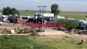 Nusaybin’de Akaryakıt Yüklü Tanker Devrildi: 1 Kişi Hayatını Kaybetti, 1 Kişi Yaralandı