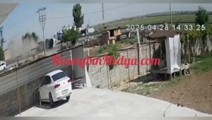 Güvenlik Kamerası Görüntüleri Ortaya Çıktı: Nusaybin’de Akaryakıt Tankeri Devrildi