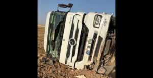 Nusaybin’de akaryakıt tankeri devrildi: 1 yaralı