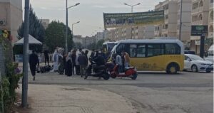 Nusaybin’de minibüs ile motosiklet çarpıştı: 1 yaralı
