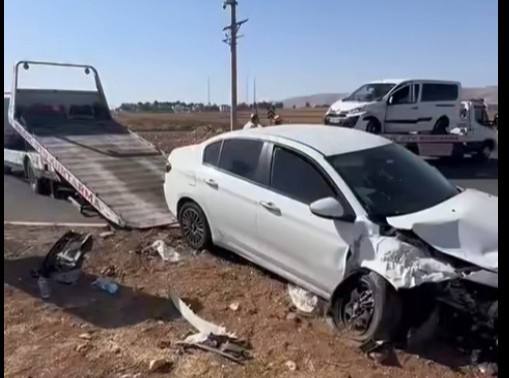 Nusaybin’de trafik kazası: 4 yaralı