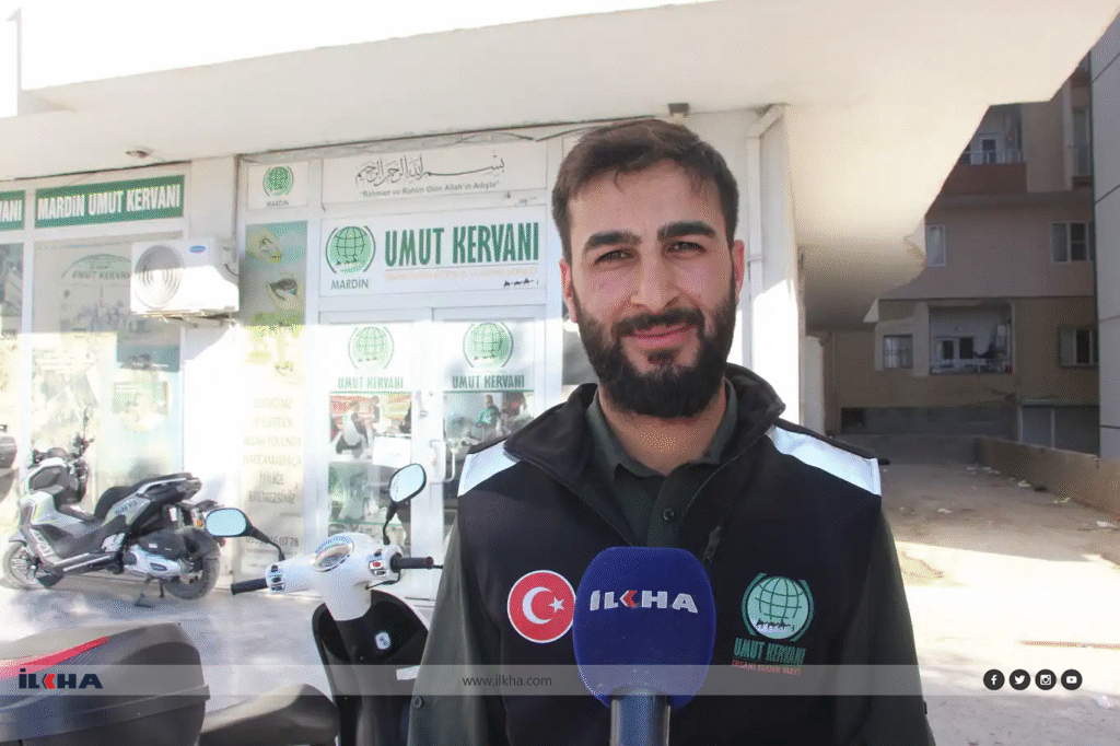Mardinli hayırsever tek olan motosikletini Gazze’ye bağışladı