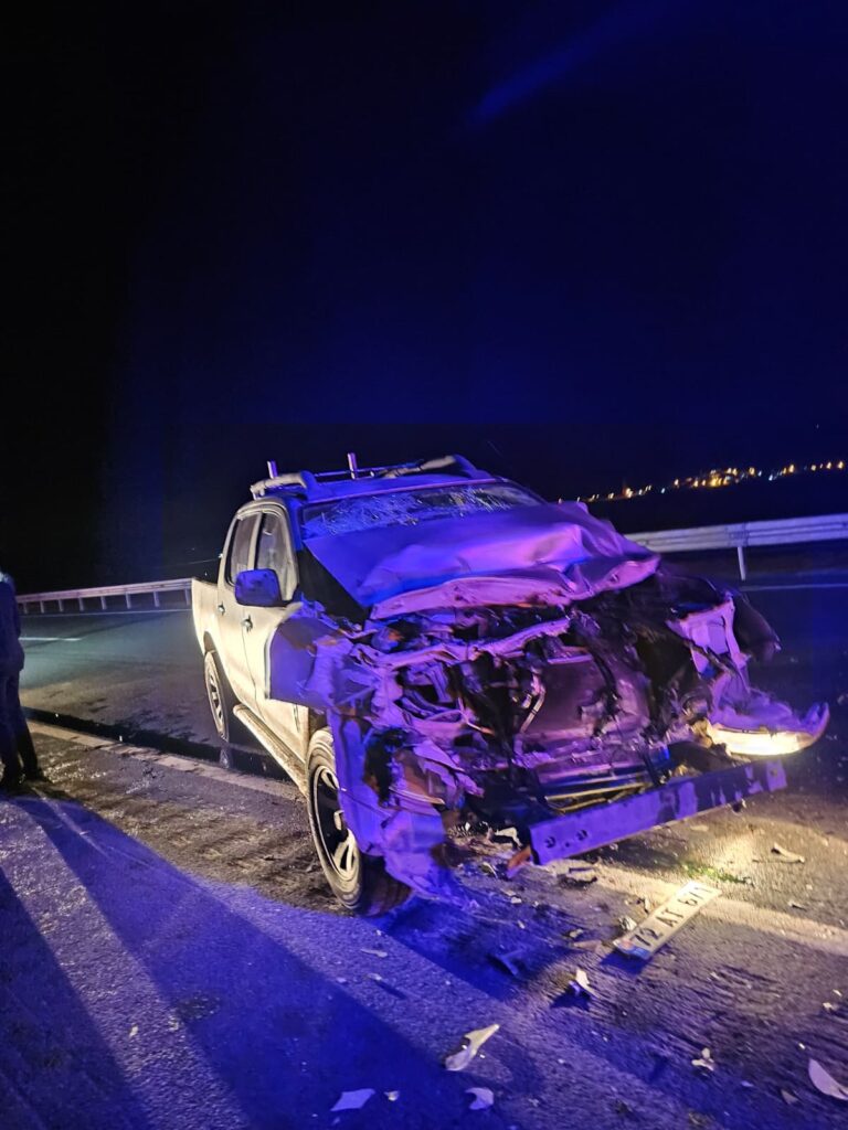 Nusaybin’de pikabın TIR’a çarpması sonucu 5 kişi yaralandı