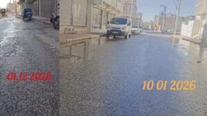 Nusaybin’de Su Sorunu Devam Ediyor: Umut Sokak’ta Cadde Boyu Sızıntı