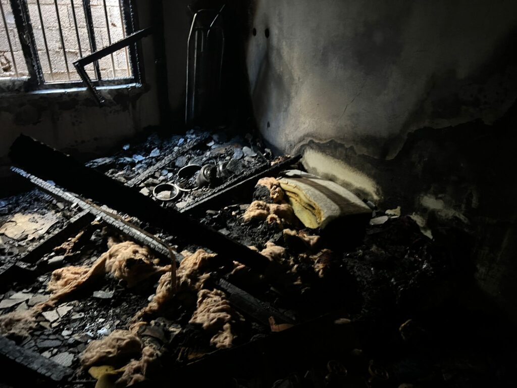 Nusaybin’de ev yangını: ev kullanılamaz hale geldi