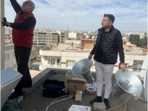 Nusaybin’de cami olmayan bölgede “merkezi hoparlör” çözümü
