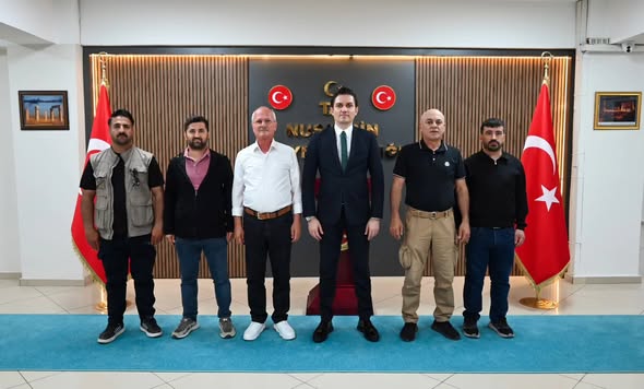 Nusaybin Gazeteciler Cemiyeti’nden Kaymakam Çakır’a ziyaret