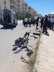Nusaybin’de trafik kazası: 3 yaralı