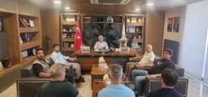 Nusaybin Gazeteciler Cemiyeti’nden Ticaret Borsası Başkanı Necdet Aktaş’a Ziyaret