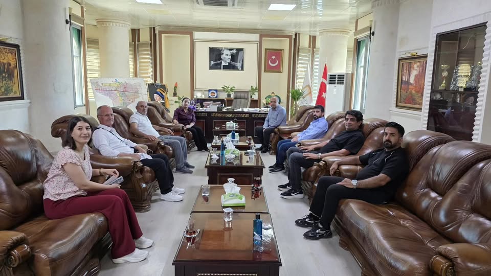 Nusaybin Gazeteciler Cemiyeti’nden Belediye Eş Başkanlarına Ziyaret