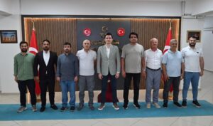 Nusaybin Gazeteciler Cemiyeti’nden Kaymakam Çakır’a Veda Ziyareti